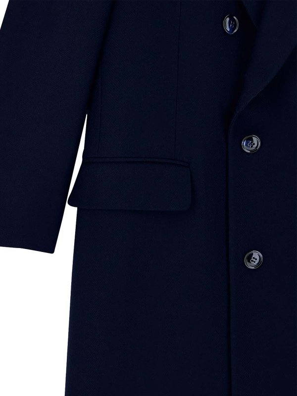 GIORGIO ARMANI buy online Virgin wool and cashmere chevron coat