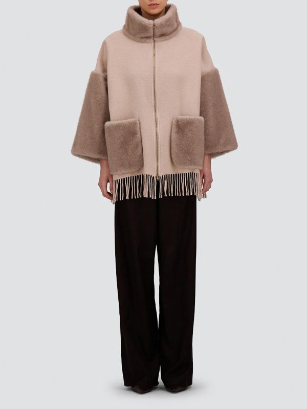 HERNO: Capes & Ponchos online - Cape - Nude