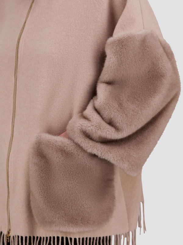The Best Shops HERNO: Capes & Ponchos - Cape - Nude