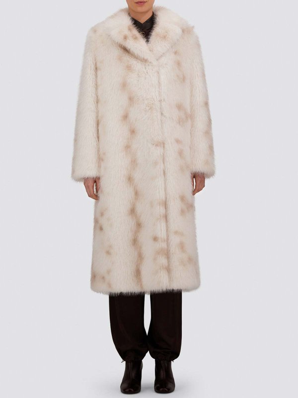 HERNO buy online Lynx-effect fur-touch coat