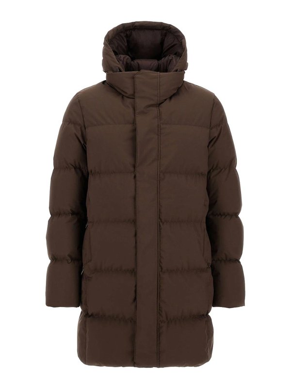 HERNO: knee length coats - 2-layer Windstopper jacket