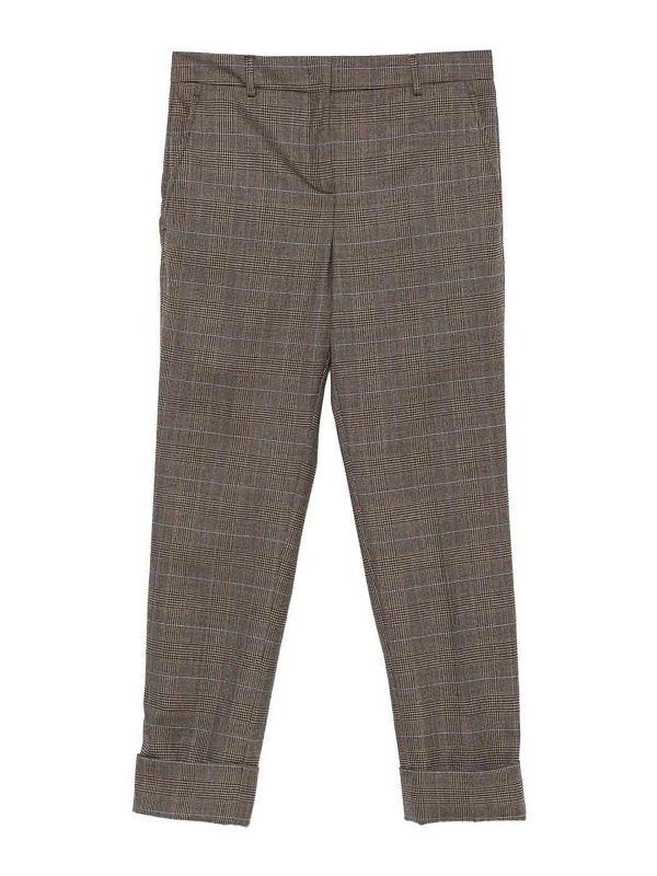 INCOTEX: casual trousers - Nevet Prince of Wales tailored trousers