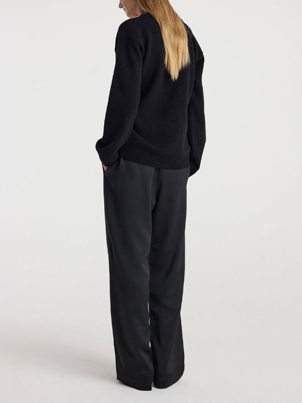 Off-shoulder wrap cardigan shop online: ROHE