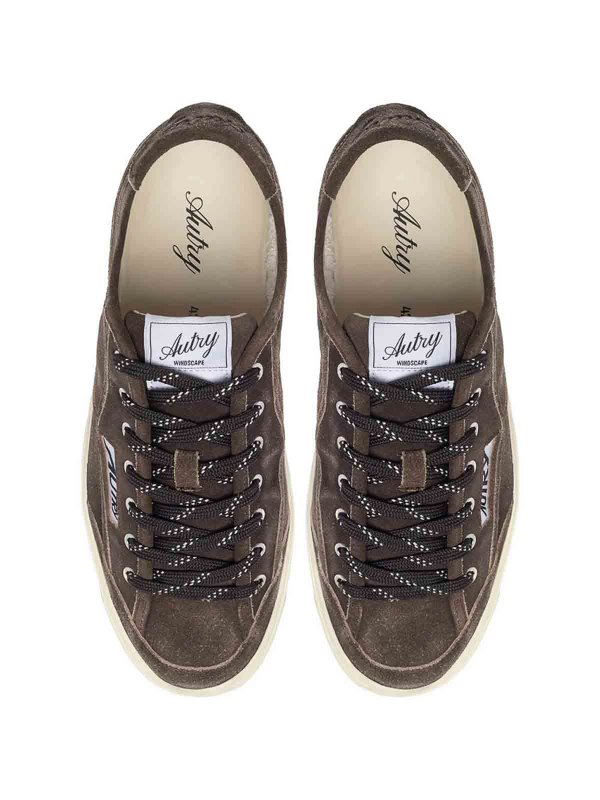 AUTRY: trainers online - Windscape Low suede sneakers