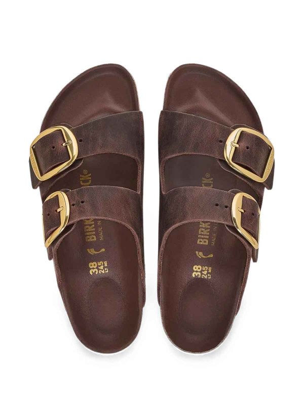 BIRKENSTOCK: sandals online - Arizona Big Buckle nubuck sandals