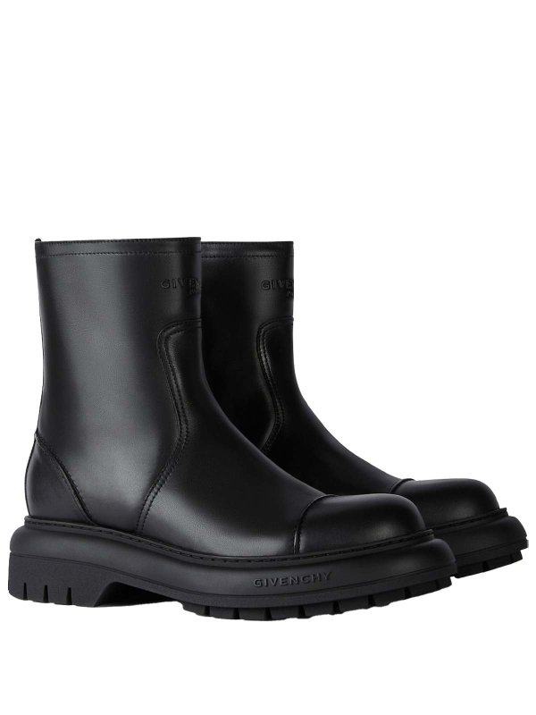 Givenchy Cargo leather biker boots shop online: GIVENCHY