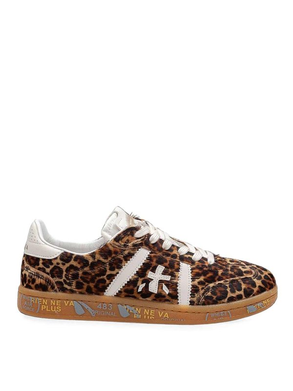 PREMIATA: Chaussures de sport - Baskets - Marron