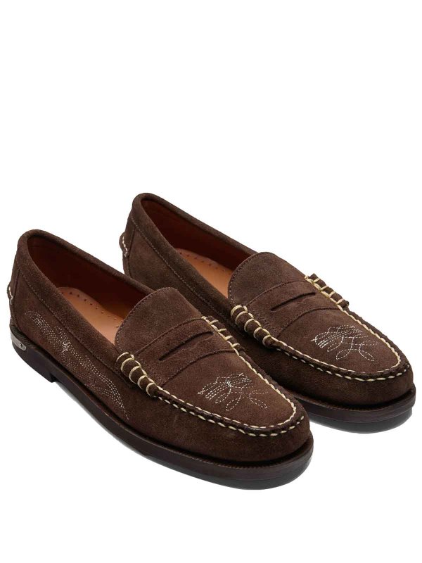 SEBAGO: Loafers & Slippers online - Dan Dallas suede penny loafers