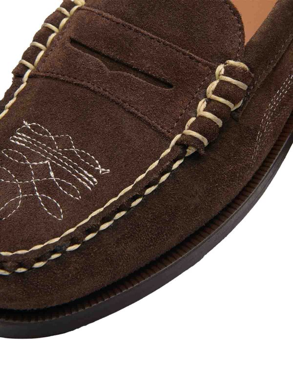 The Best Shops SEBAGO: Dan Dallas suede penny loafers