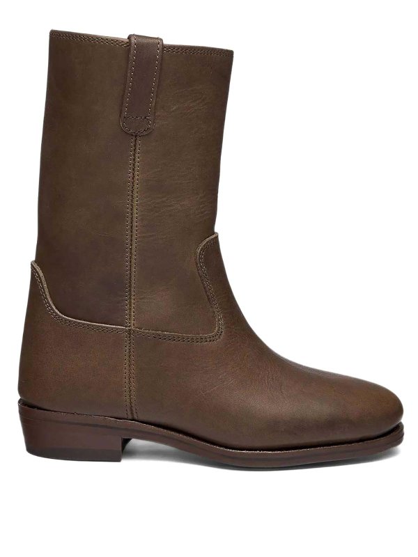 SEBAGO: boots - Ranch Woman smooth leather boots