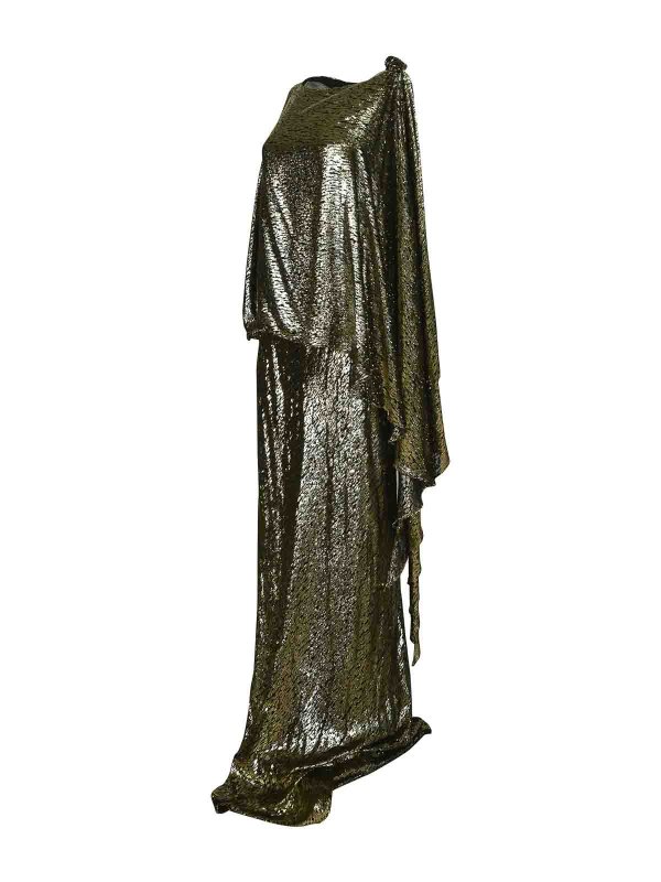 Maxi Robe - Or shop online: ROBERTO CAVALLI