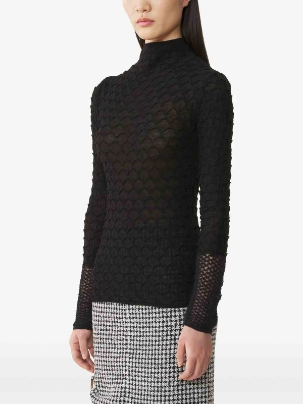 The Best Shops LANVIN: Pull col rond - Pull Col Rond - Noir