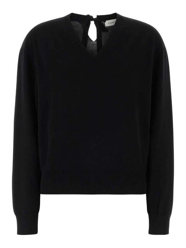 LANVIN: クルーネック - クルーネック - 黒