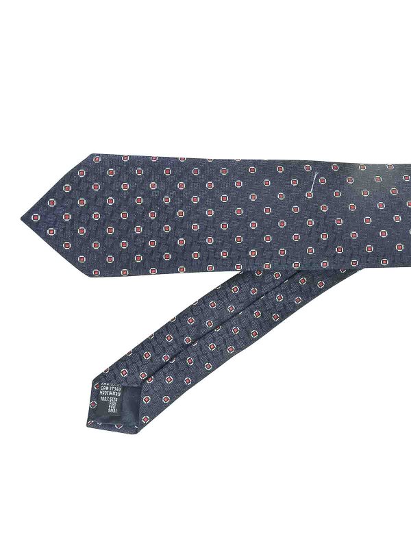 GIORGIO ARMANI: ties & bow ties online - Grey patterned tie