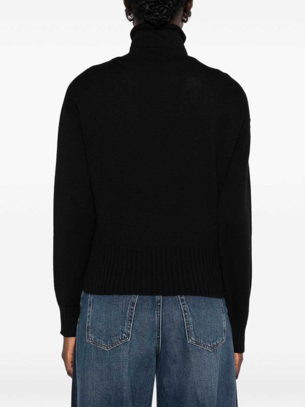 Pull Col Roulé - Noir shop online: AROVESCIO