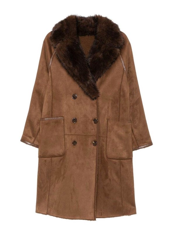 BETTA CORRADI: Pelz und Shearling - Pelz - Camel