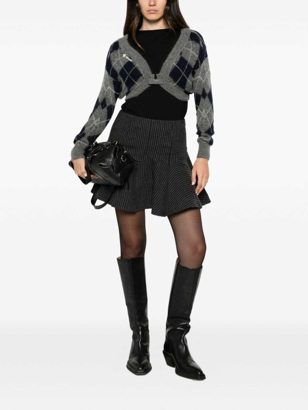 The Best Shops GANNI: ミニスカート - ミニスカート - グレー