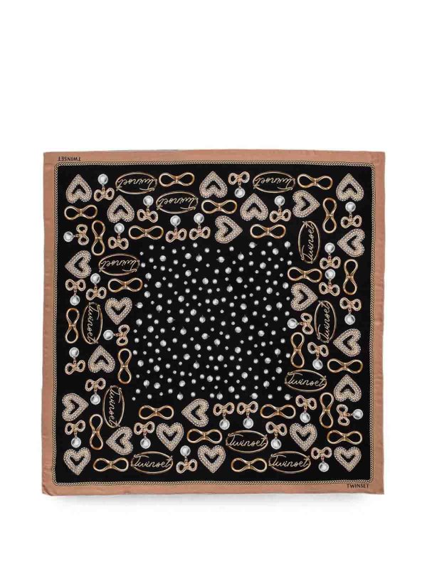 The Best Shops TWINSET: Bufandas y pañuelos - Bufanda - Negro