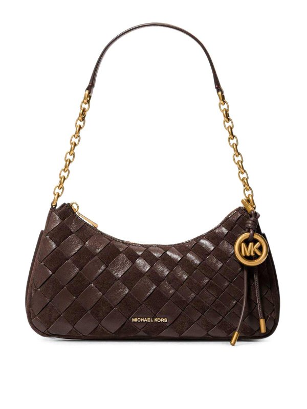 MICHAEL KORS: ショルダーバッグ - ショルダーバッグ - ブラウン