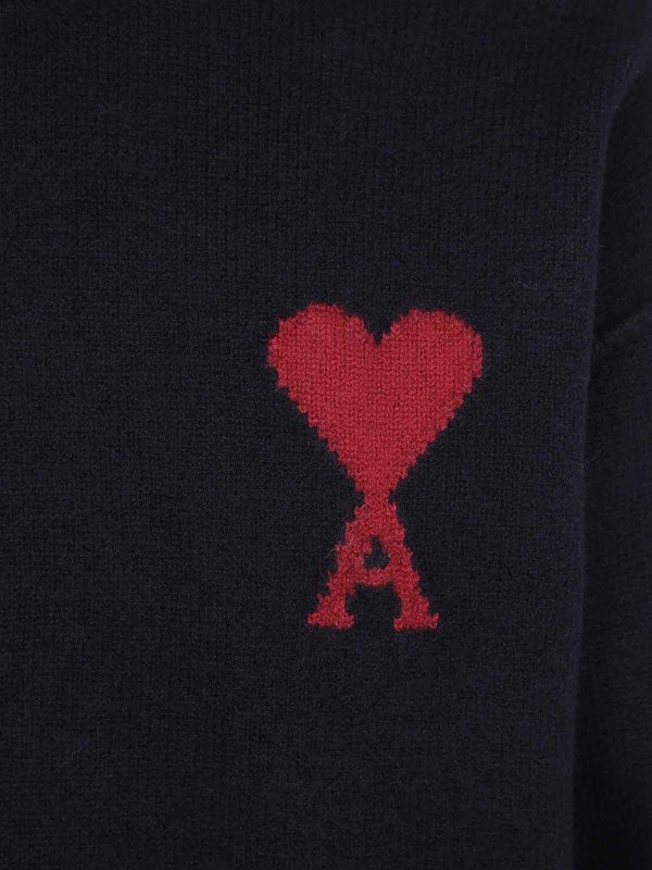 The Best Shops AMI PARIS: Pull col rond - Pull Col Rond - Noir
