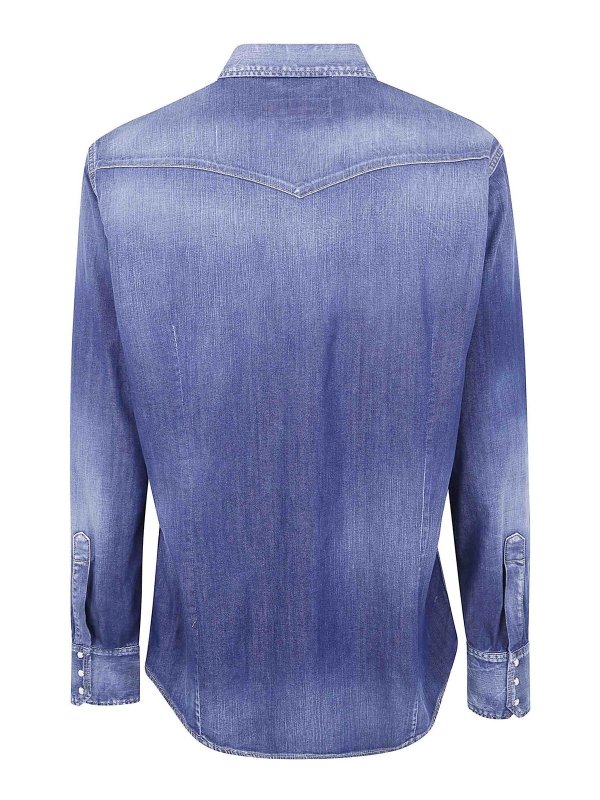DSQUARED2: Hemden online - Hemd - Blau