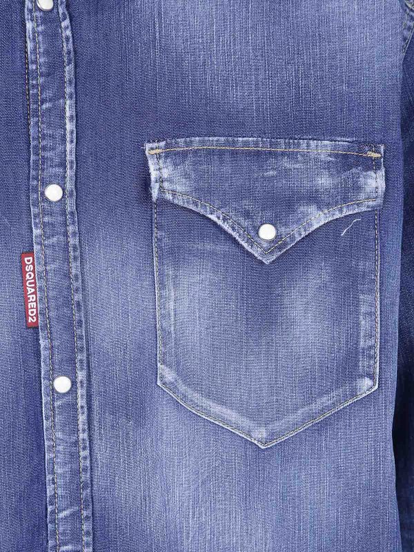 The Best Shops DSQUARED2: Hemden - Hemd - Blau