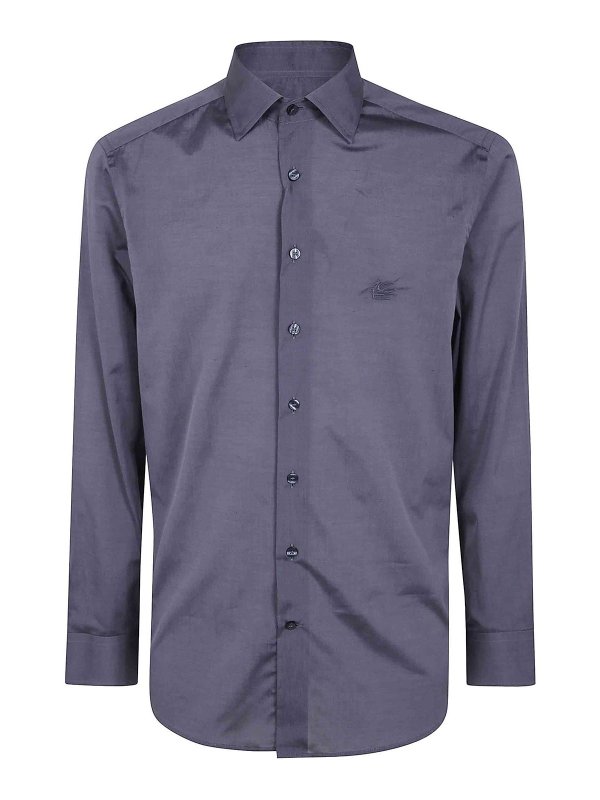 ETRO: Hemden - Hemd - Grau
