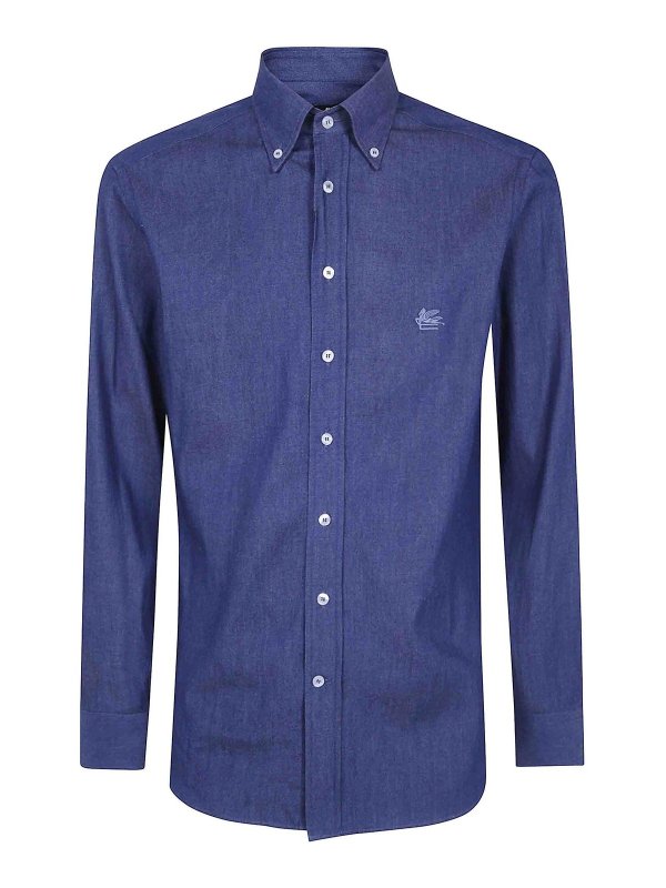 ETRO: Camisas - Camisa - Azul