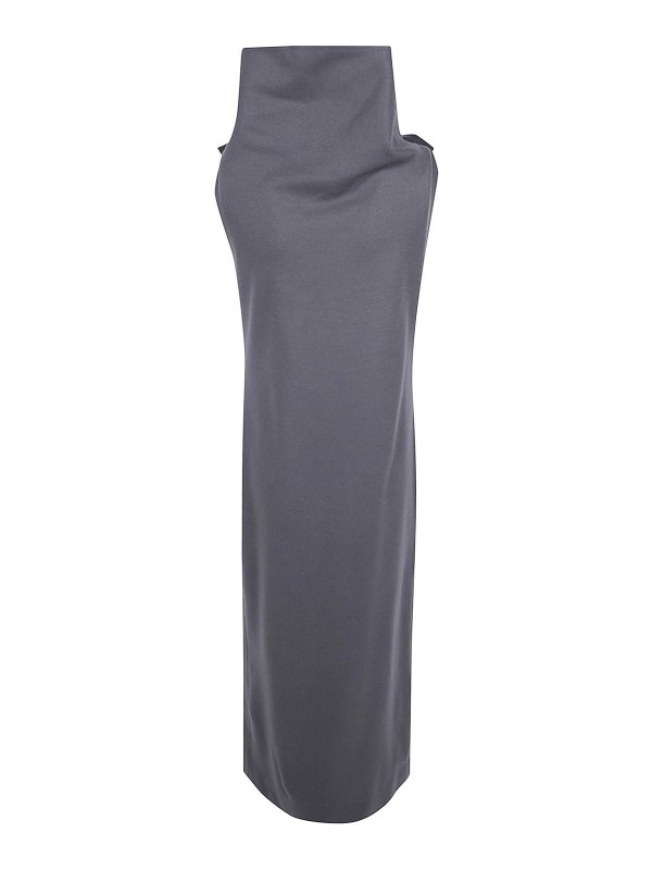ISSEY MIYAKE: ニーレングスドレス online - 膝丈ドレス - グレー