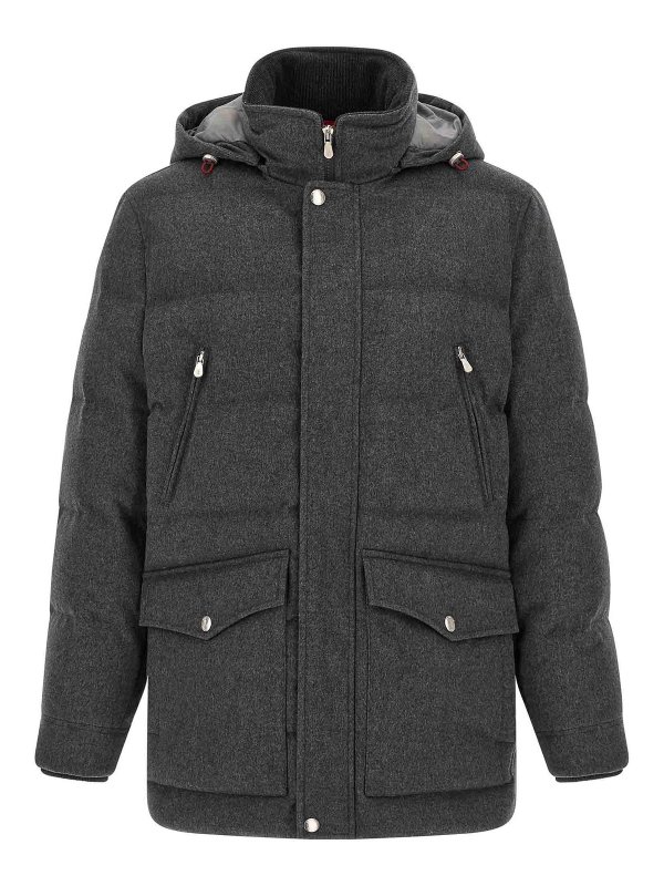 BRUNELLO CUCINELLI: パーカー - パーカー - グレー