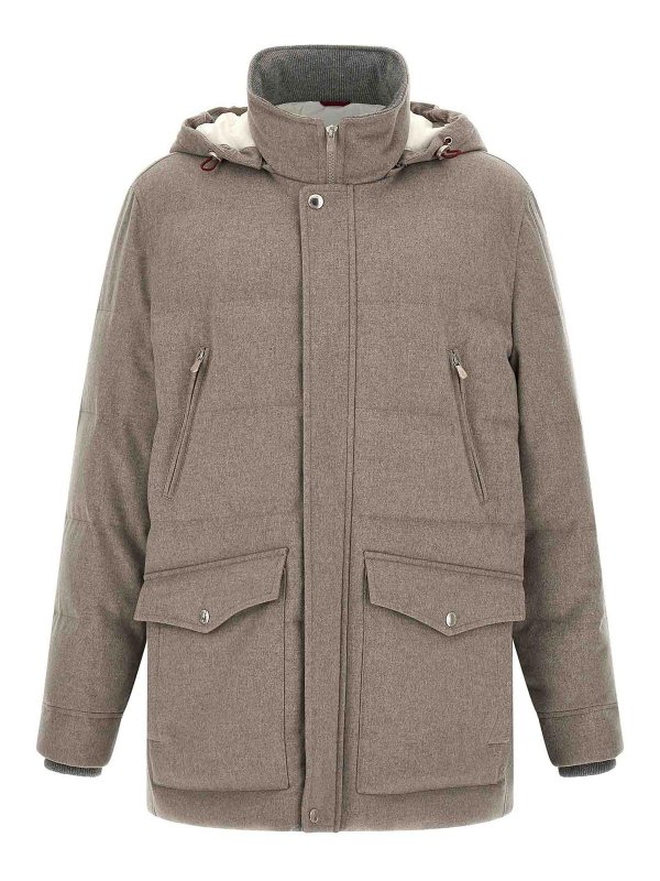 BRUNELLO CUCINELLI: Parkas - Parka - Beige