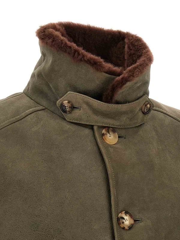 BRUNELLO CUCINELLI buy online ボンバージャケット - 緑