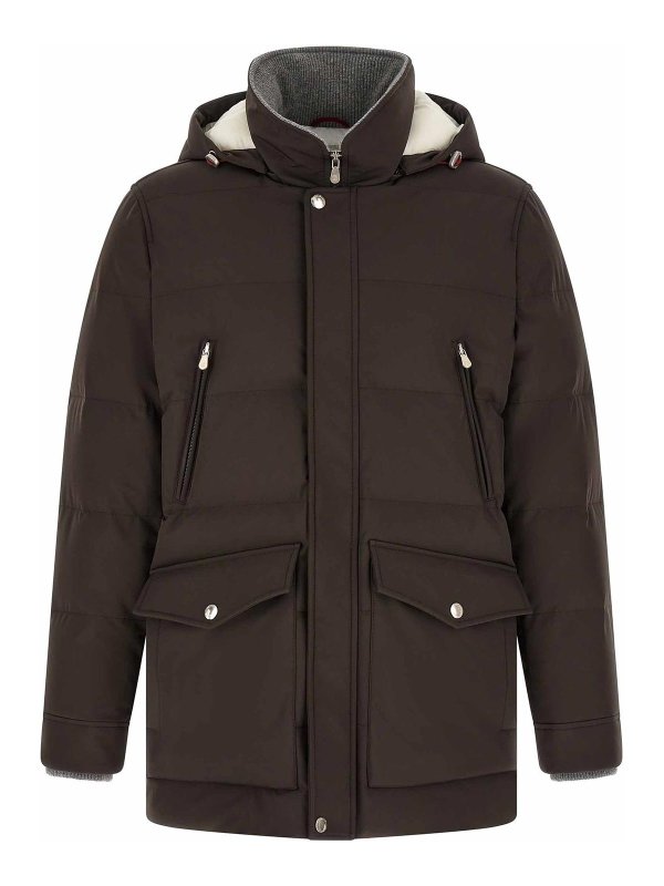 BRUNELLO CUCINELLI: Parkas - Parka - Braun