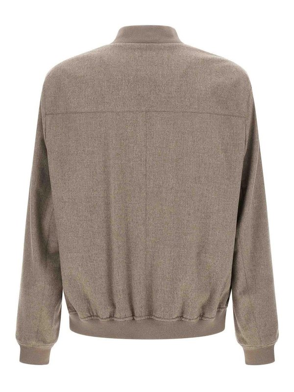 BRUNELLO CUCINELLI: ボンバージャケット online - ボンバージャケット - グレー