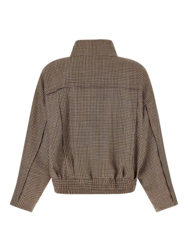 BRUNELLO CUCINELLI: casual jackets online - Brown Virgin Wool Jacket