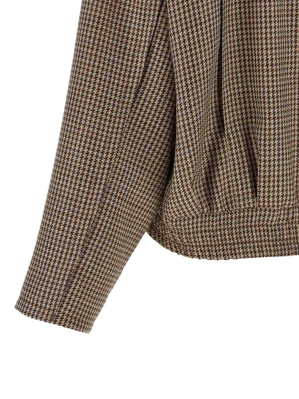 Brown Virgin Wool Jacket shop online: BRUNELLO CUCINELLI