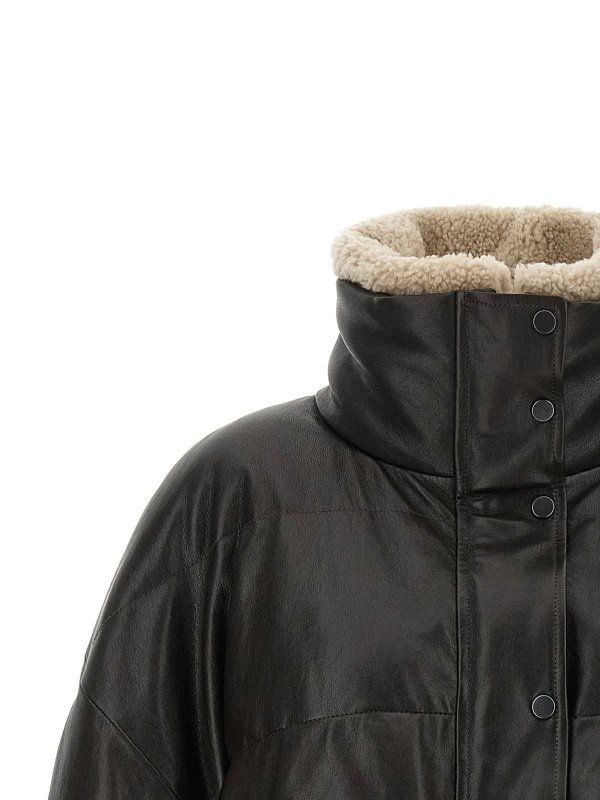 The Best Shops BRUNELLO CUCINELLI: レザージャケット - レザージャケット - Monile