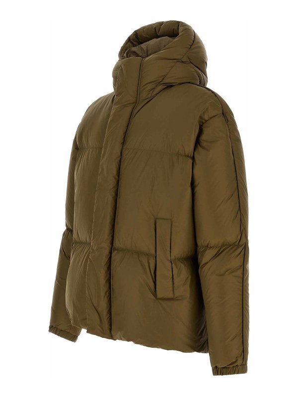The Best Shops LAMINAR: padded jackets - Green Quilted Puffer Jacket