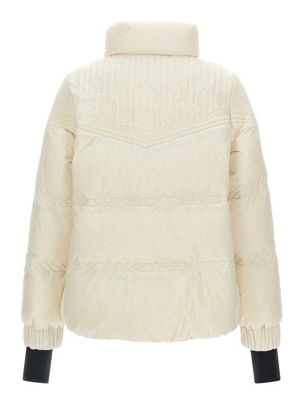 MONCLER: padded jackets online - White Anglins Puffer Jacket