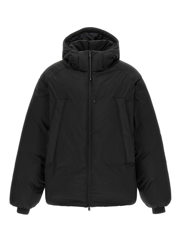 Y-3: ダウン・ハイテクジャケット - ダウンジャケット - 黒