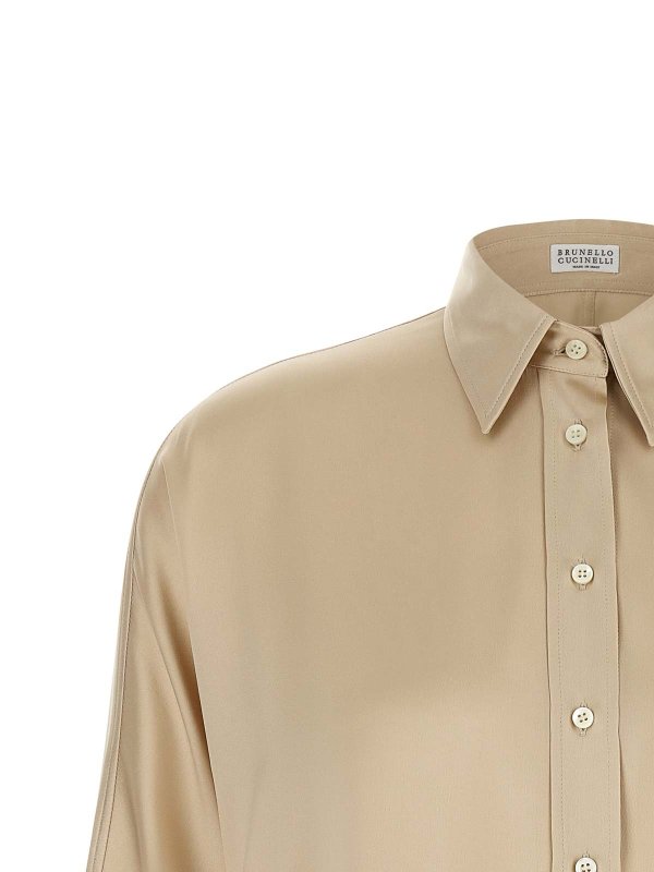 The Best Shops BRUNELLO CUCINELLI: Hemden - Hemd - Beige