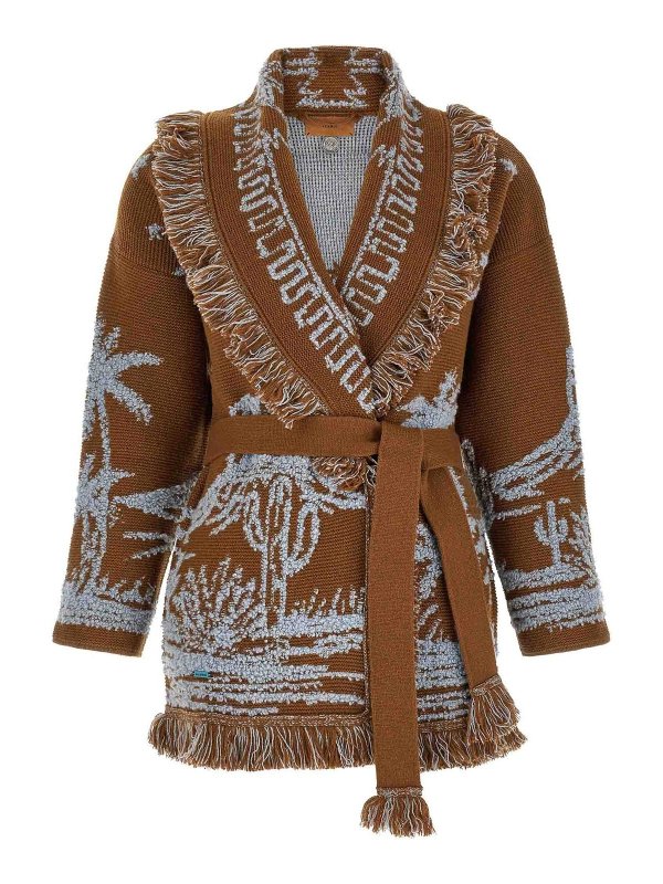 ALANUI: Cardigans - Cardigan - Braun