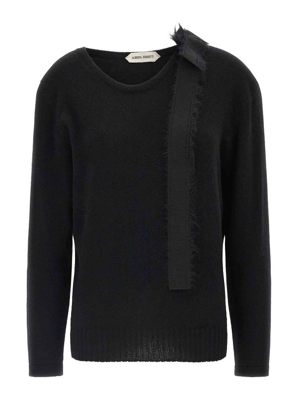 ALBERTA FERRETTI: Pull col rond - Pull Col Rond - Noir