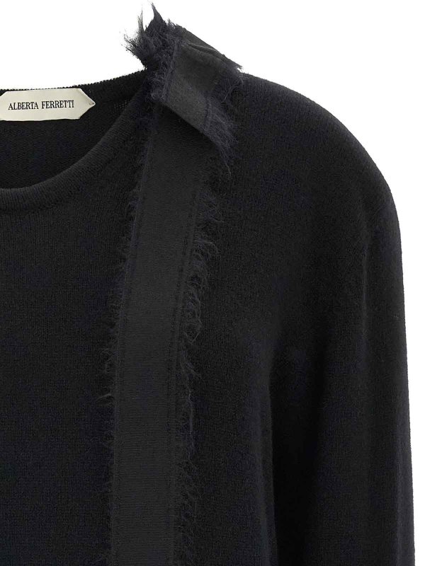 The Best Shops ALBERTA FERRETTI: Pull col rond - Pull Col Rond - Noir