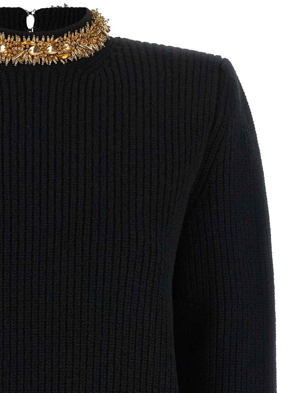 The Best Shops Balmain: クルーネック - クルーネック - 黒