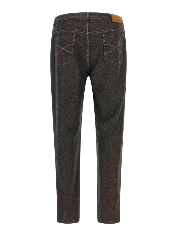 BRUNELLO CUCINELLI: カジュアルトラウザー online - カジュアルパンツ - グレー