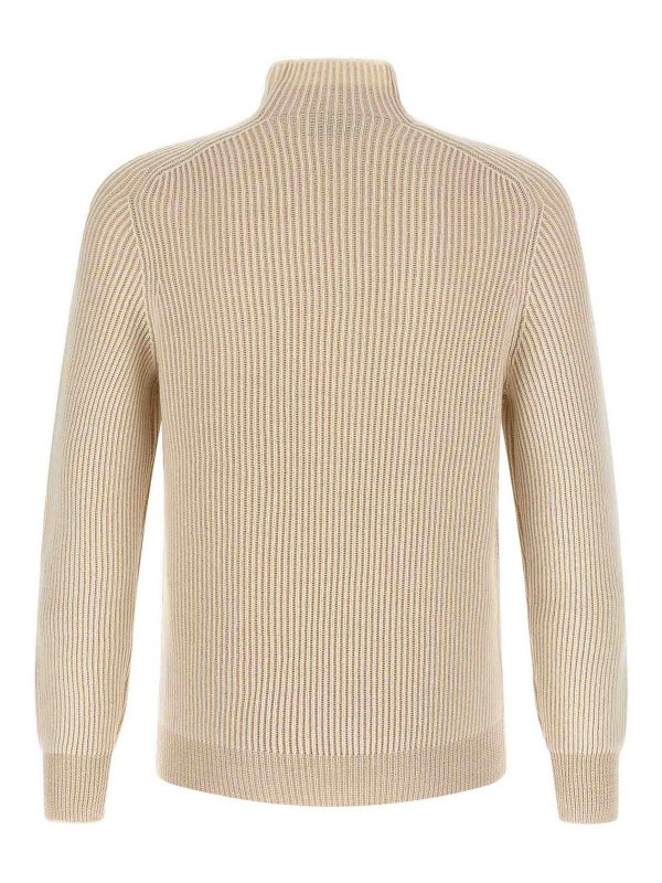 BRUNELLO CUCINELLI: クルーネック online - クルーネック - ベージュ