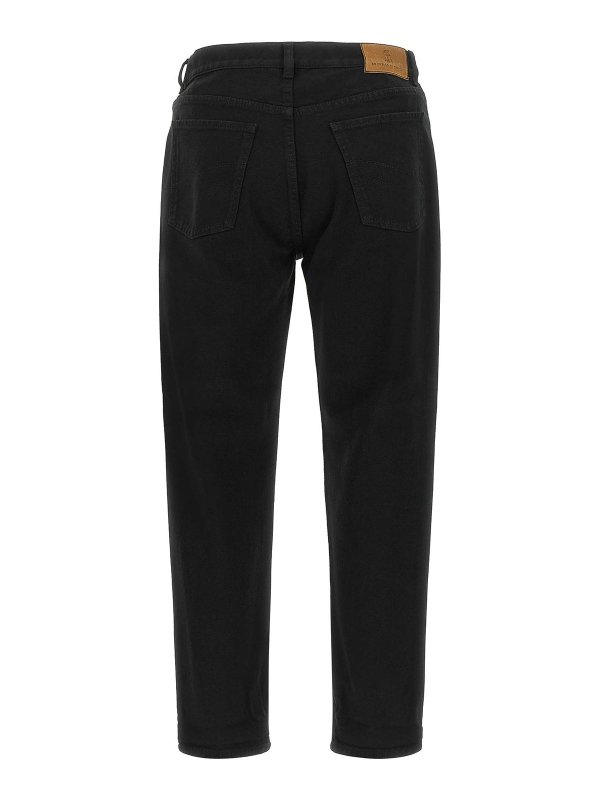 BRUNELLO CUCINELLI: ストレートジーンズ online - ストレートジーンズ - 黒