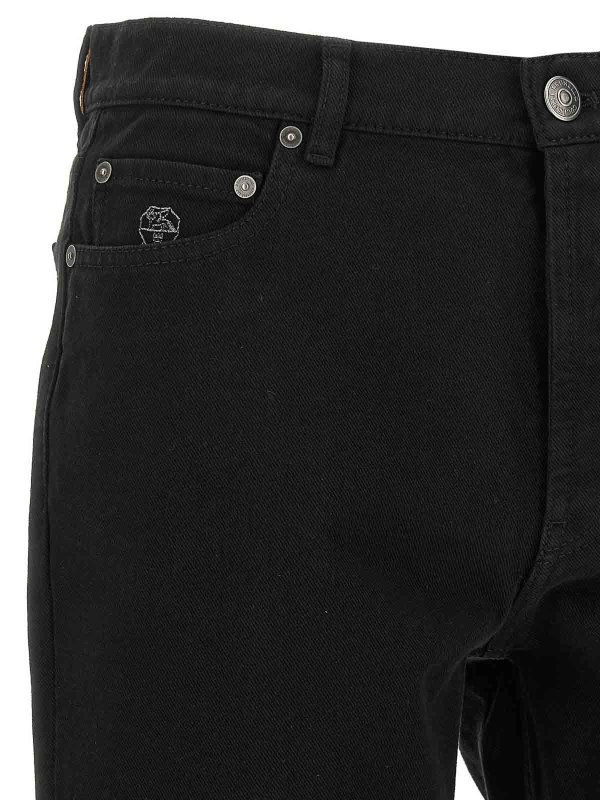 The Best Shops BRUNELLO CUCINELLI: ストレートジーンズ - ストレートジーンズ - 黒