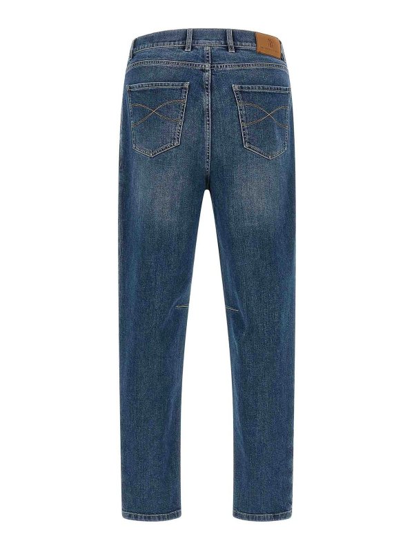 BRUNELLO CUCINELLI: ストレートジーンズ online - ストレートジーンズ - ブルー